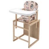 Стульчик-трансформер Babyroom Пони-230 eko бежевый (совы) Стульчик-трансформер Babyroom Пони-230 eko бежевый (совы)