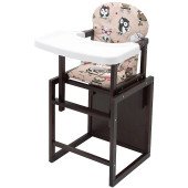 Стільчик-трансформер Babyroom Поні-220 тонований бежевий (сови) Стільчик-трансформер Babyroom Поні-220 тонований бежевий (сови)