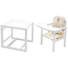Стільчик-трансформер Babyroom Поні-240 білий бежевий (вінні пух)