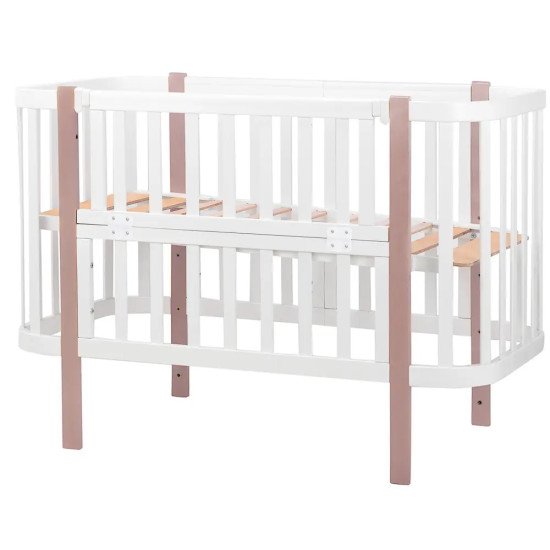 Кровать Babyroom Місяць 120x60 белый / капучино Кровать Babyroom Місяць 120x60 белый / капучино