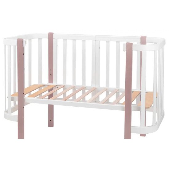 Кровать Babyroom Місяць 120x60 белый / капучино Кровать Babyroom Місяць 120x60 белый / капучино
