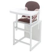 Стільчик-трансформер Babyroom Поні-240 білий шоколад / бежевий