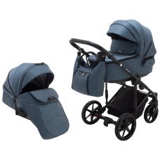 Коляска 2 в 1 Adamex Porto Light Tip TK-81 синий