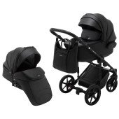 Коляска 2 в 1 Adamex Porto Light ECO SA-2 чорний Коляска 2 в 1 Adamex Porto Light ECO SA-2 чорний