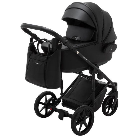 Коляска 2 в 1 Adamex Porto Light ECO SA-2 чорний Коляска 2 в 1 Adamex Porto Light ECO SA-2 чорний