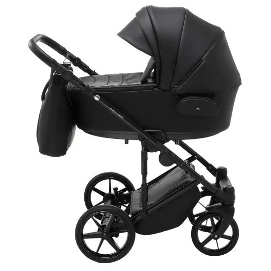 Коляска 2 в 1 Adamex Porto Light ECO SA-2 чорний Коляска 2 в 1 Adamex Porto Light ECO SA-2 чорний