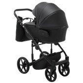 Коляска 2 в 1 Adamex Porto Light ECO SA-2 чорний Коляска 2 в 1 Adamex Porto Light ECO SA-2 чорний