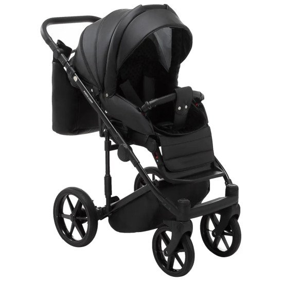 Коляска 2 в 1 Adamex Porto Light ECO SA-2 чорний Коляска 2 в 1 Adamex Porto Light ECO SA-2 чорний