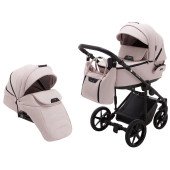 Коляска 2 в 1 Adamex Porto Light ECO SA-15 розовый пудра Коляска 2 в 1 Adamex Porto Light ECO SA-15 розовый пудра