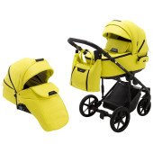Коляска 2 в 1 Adamex Porto Light ECO SA-22 жовтий Коляска 2 в 1 Adamex Porto Light ECO SA-22 жовтий