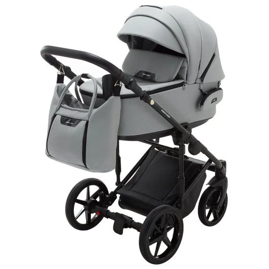 Коляска 2 в 1 Adamex Porto Light ECO SA-3 світло-сірий Коляска 2 в 1 Adamex Porto Light ECO SA-3 світло-сірий