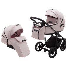 Коляска 2 в 1 Adamex Porto Light Tip TK-23 розовый пудра