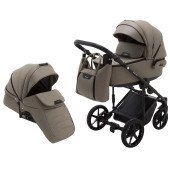 Коляска 2 в 1 Adamex Porto Light ECO SA-9 темний капучино