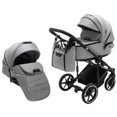 Коляска 2 в 1 Adamex Porto Light Tip TK-83 серый