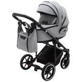 Коляска 2 в 1 Adamex Porto Light Lux TK-56 сірий