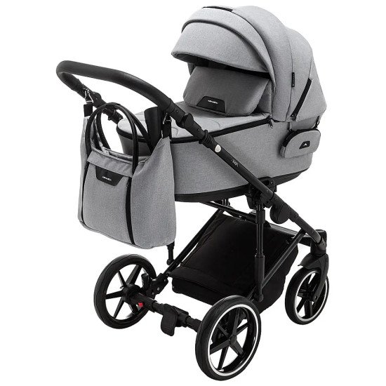 Коляска 2 в 1 Adamex Porto Light Lux TK-56 сірий