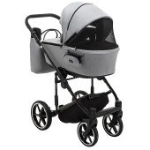 Коляска 2 в 1 Adamex Porto Light Lux TK-56 сірий