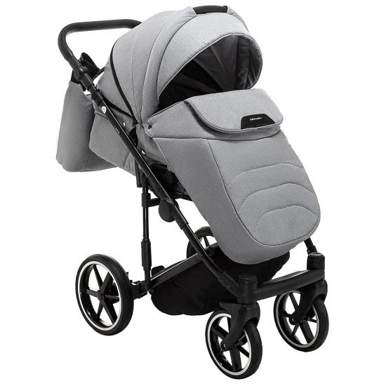 Коляска 2 в 1 Adamex Porto Light Lux TK-56 сірий
