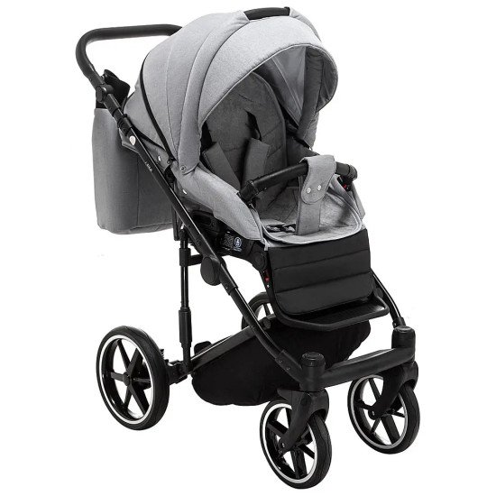 Коляска 2 в 1 Adamex Porto Light Lux TK-56 сірий