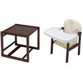Стульчик-трансформер Babyroom Пони-220 тонированный бежевый (мишки, пчелки, звезда) Стульчик-трансформер Babyroom Пони-220 тонированный бежевый (мишки, пчелки, звезда)
