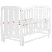 Ліжко Babyroom Кулька SH-02 маятник, відкидний бік бук білий