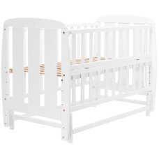 Ліжко Babyroom Кулька SH-02 маятник, відкидний бік бук білий