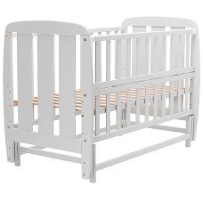 Кровать Babyroom Кулька SH-02 маятник, откидной бок бук серый Кровать Babyroom Кулька SH-02 маятник, откидной бок бук серый