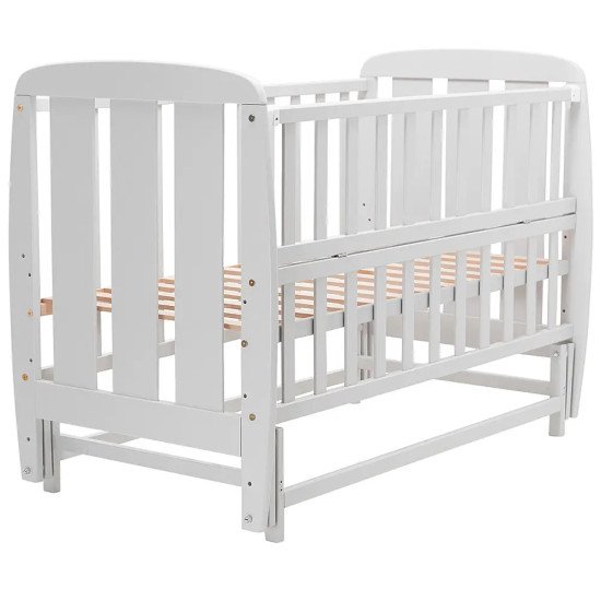 Ліжко Babyroom Кулька SH-02 маятник, відкидний бік бук сірий Ліжко Babyroom Кулька SH-02 маятник, відкидний бік бук сірий