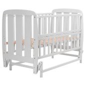 Ліжко Babyroom Кулька SH-02 маятник, відкидний бік бук сірий Ліжко Babyroom Кулька SH-02 маятник, відкидний бік бук сірий