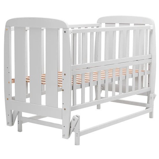 Ліжко Babyroom Кулька SH-02 маятник, відкидний бік бук сірий Ліжко Babyroom Кулька SH-02 маятник, відкидний бік бук сірий
