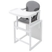 Стульчик-трансформер Babyroom Пони-240 белый серый / графит Стульчик-трансформер Babyroom Пони-240 белый серый / графит
