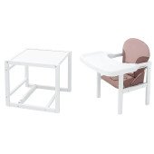 Стульчик-трансформер Babyroom Пони-240 белый капучино / шоколад Стульчик-трансформер Babyroom Пони-240 белый капучино / шоколад