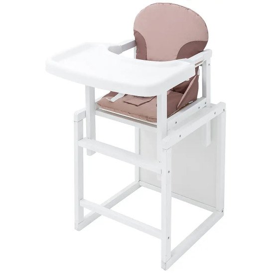 Стульчик-трансформер Babyroom Пони-240 белый капучино / шоколад Стульчик-трансформер Babyroom Пони-240 белый капучино / шоколад
