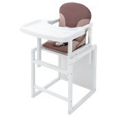Стульчик-трансформер Babyroom Пони-240 белый шоколад / капучино Стульчик-трансформер Babyroom Пони-240 белый шоколад / капучино