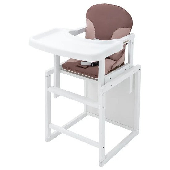Стульчик-трансформер Babyroom Пони-240 белый шоколад / капучино Стульчик-трансформер Babyroom Пони-240 белый шоколад / капучино