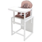 Стільчик-трансформер Babyroom Вінні-240 білий капучино / шоколад (ведмедик з чашкою)