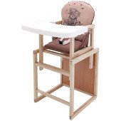 Стільчик-трансформер Babyroom Вінні-230 eko капучино / шоколад (ведмедик з серцем) Стільчик-трансформер Babyroom Вінні-230 eko капучино / шоколад (ведмедик з серцем)
