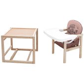 Стульчик-трансформер Babyroom Винни-230 eko капучино / шоколад (мишка с чашкой)