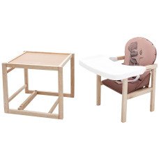 Стільчик-трансформер Babyroom Вінні-230 eko капучино / шоколад (ведмедик і зірка) Стільчик-трансформер Babyroom Вінні-230 eko капучино / шоколад (ведмедик і зірка)