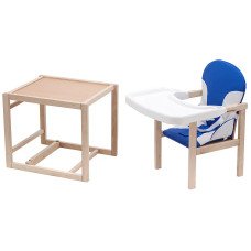 Стільчик-трансформер Babyroom Поні-230 eko синій / білий Стільчик-трансформер Babyroom Поні-230 eko синій / білий