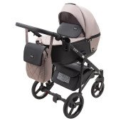 Коляска 2 в 1 Bair City Soft 455 капучино / чорний