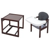 Стільчик-трансформер Babyroom Вінні-220 тонований графіт / сірий (ведмедик і зірка) Стільчик-трансформер Babyroom Вінні-220 тонований графіт / сірий (ведмедик і зірка)