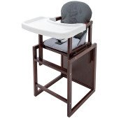 Стільчик-трансформер Babyroom Вінні-220 тонований графіт / сірий (ведмедик і зірка) Стільчик-трансформер Babyroom Вінні-220 тонований графіт / сірий (ведмедик і зірка)