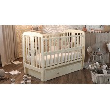 Ліжко Babyroom Друзі DDMYO-3 маятник, ящик, відкидний бік бук слонова кістка