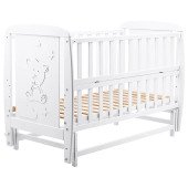 Ліжко Babyroom Умка DUMO-02 маятник, відкидний бік бук білий