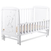 Ліжко Babyroom Умка DUMO-02 маятник, відкидний бік бук білий