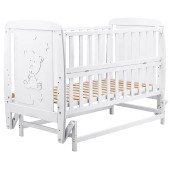 Ліжко Babyroom Умка DUMO-02 маятник, відкидний бік бук білий