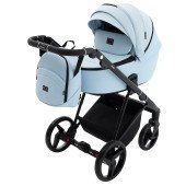 Коляска універсальна 2 в 1 Adamex Blanc Tip PS-24 світло-блакитний / блакитний Коляска універсальна 2 в 1 Adamex Blanc Tip PS-24 світло-блакитний / блакитний