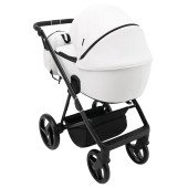 Коляска универсальная 2 в 1 Adamex Blanc Eco SA-1 белый