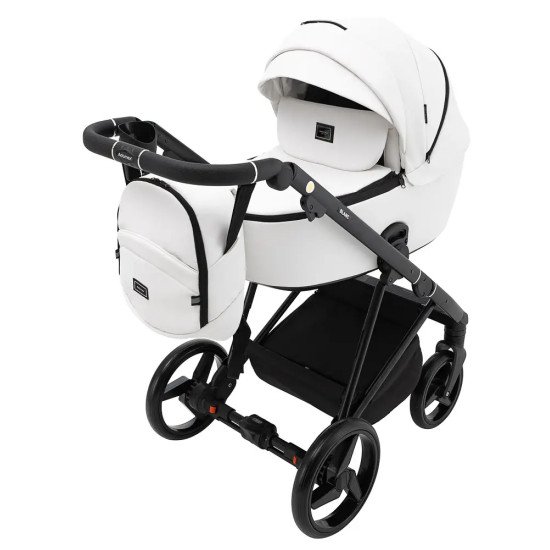 Коляска универсальная 2 в 1 Adamex Blanc Eco SA-1 белый
